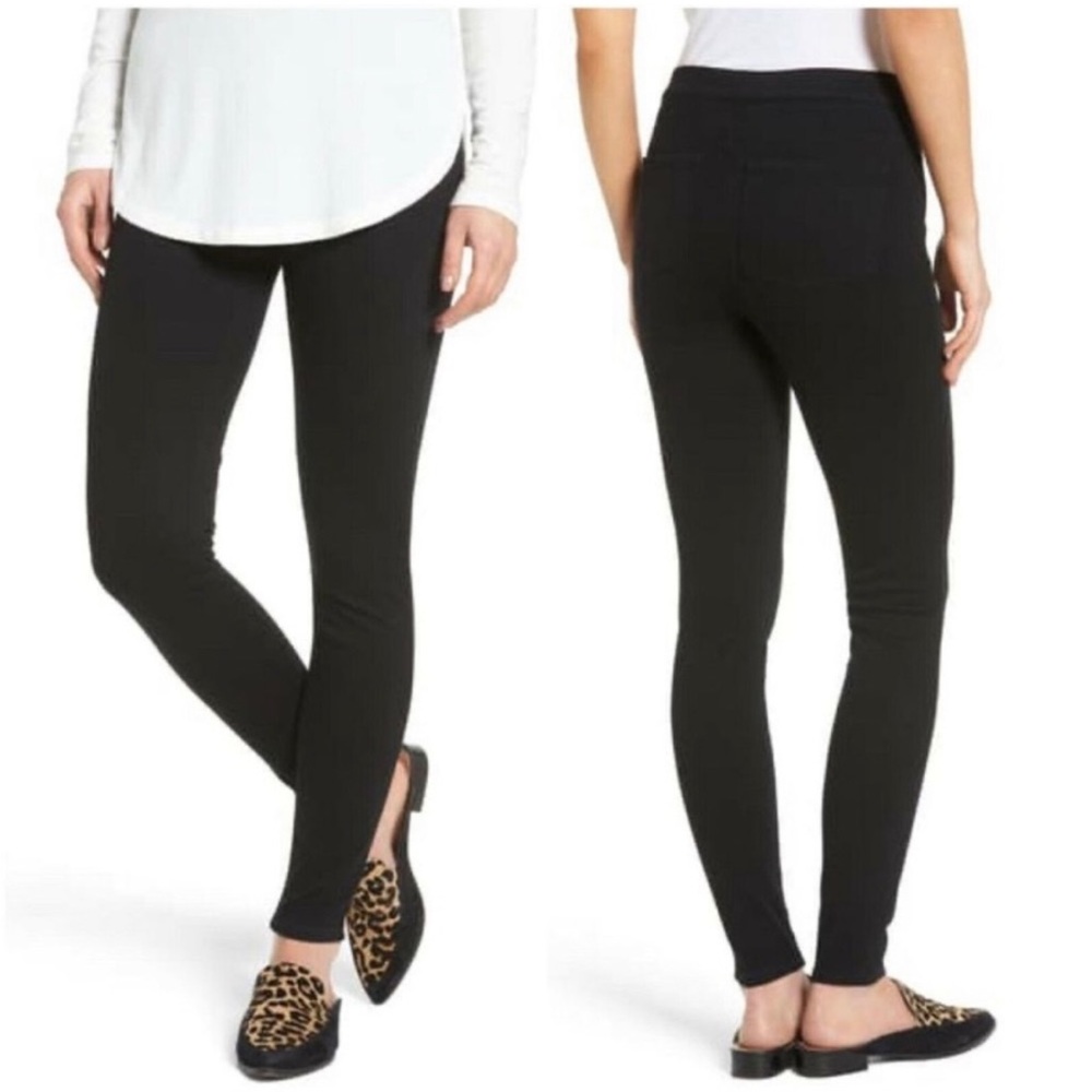 Spanx Jean-ish Ankle Leggings Womens Size Large L Black